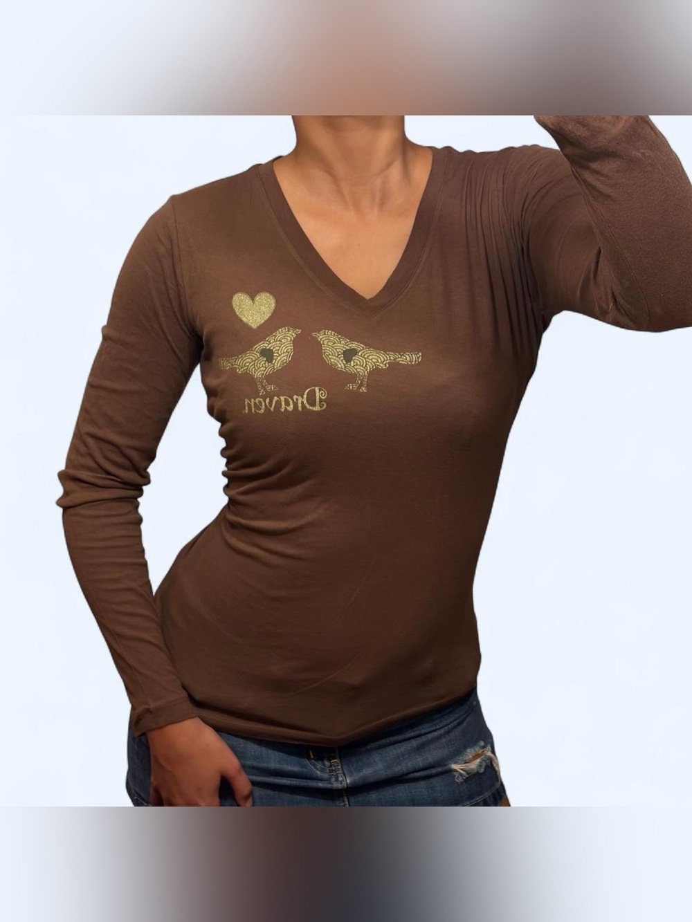 Y2K Grunge Brown Fairy Top by Draven!